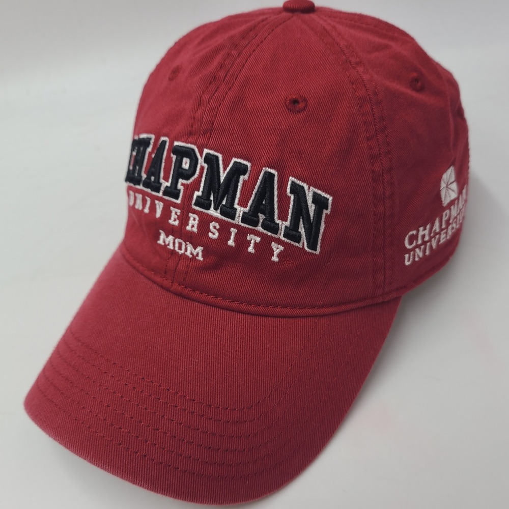 Women Chapman University Panthers Hat Strapback Legacy Red NCAA University Mom